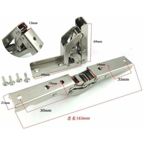 2 Pack Kitchen 35mm Soft Close Cabinet Unit Door Hinges Angular 165 - Foto 13