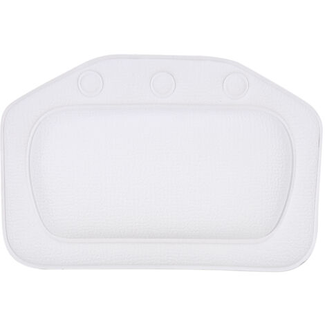 Cuscino Poggiatesta Per Vasca Da Bagno - In Poliuretano Resistente All'Acqua Con Staffa Acciaio Inox