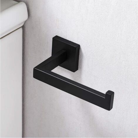 Porta Carta Igienica A Parete Con Design Gufo | SUMNACON Portarotolo In Metallo Nero | Capacità 7 Rotoli | Decorazione Bagno