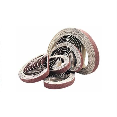 Assortimento Di Nastri Abrasivi 13 X 457 Mm Per Levigatrici A Nastro Confezione Da 5 1 Grana 80 120 150 240 400 Vhv~p141464982 - 6