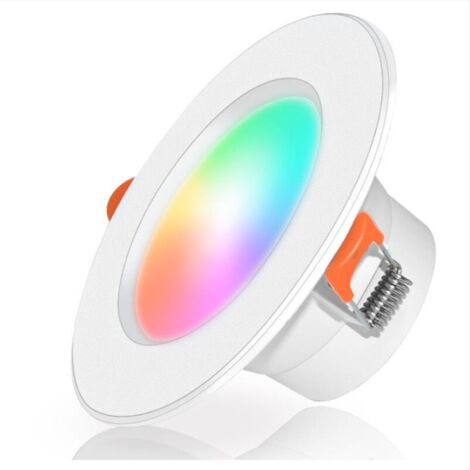 Lampada Da Terra LED WiFi Intelligente RGBCW – Regolabile Con Telecomando, App E Voce Alexa/Google – Luci Colorate E Bianche Per Soggiorno, Camera Da Letto - 4