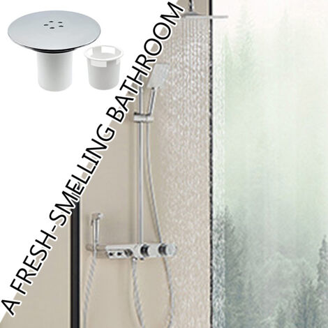 Tappo Scarico Doccia A Pavimento, Diametro 90 Mm O 115 Mm, Antiodore E Drenaggio Rapido - Per Bagno E Toilette