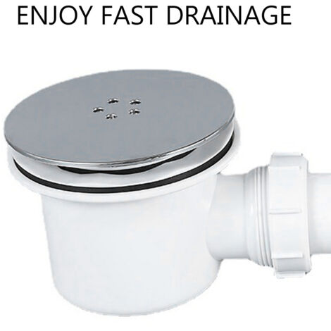 Copripiletta Per Doccia - Cromato 115mm | Per Sifone A Flusso Rapido 90mm | Ricambio - Foto 3