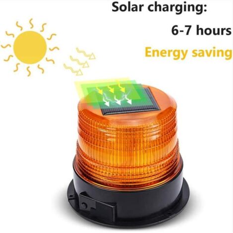 Lampeggiante LED Blu, Luce Di Avvertimento Magnetica Lampeggiante Per Veicoli Con Presa Accendisigari Da 12 80 V 90055021 - Foto 3