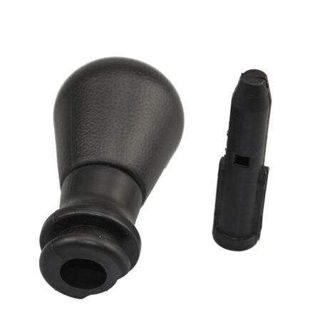 Hacreyatu Pomello Cambio 5 Marce In Pelle PU E ABS Cromato – Per Peugeot 106-607, Citroen C2-C4, Saxo, Xsara E Altri