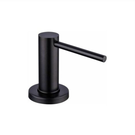 Dispenser Sapone Nero Serie Roma