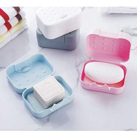 3 scatole di sapone, scatola portasapone da viaggio portatile