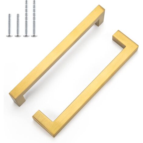 Maniglie Per Mobili Moderni - 10 Pezzi, Nichel Satinato, Distanza Fori 128 Mm - Foto 3