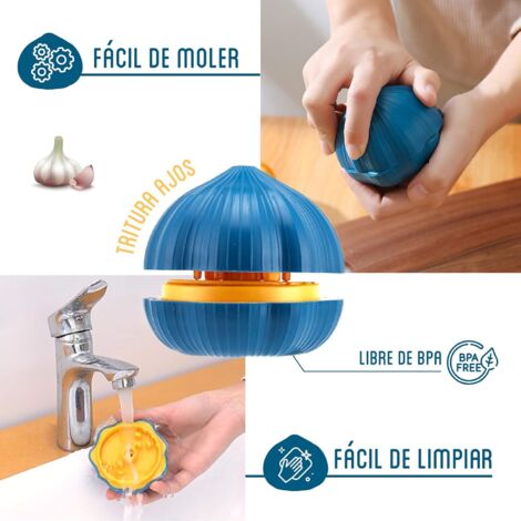 Spremiaglio Manuale Rotativo, Tritatutto In Plastica Alimentare Per Aglio, Peperoncino E Zenzero, Facile Da Pulire E Portatile