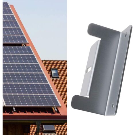 Rayong 4 Pcs Z Style Solar Pannello di montaggio, Pannello Solare Z Bracket, Kit di staffe di montaggio a pannello solare, Kit di staffe a Z per RV Barca Fuori Griglia Tetto