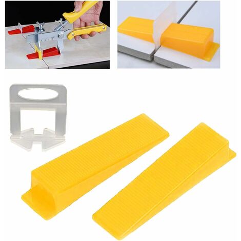 Clip Livello Piastrella,100pcs Clip Distanziatore Livellamento Cunei Delle Piastrelle Sistema Livellamento Pavimento 100pcs Zeppe Riutilizzabili Per Pavimenti Spessore 3 12mm 53796137