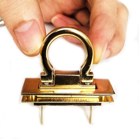 Set 6 Serrature Per Borse Fai-da-te - Chiusure Metallo Oro, Argento E Nero, Per Borse E Uncinetto - Foto 12