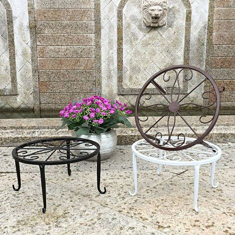 Supporto Per Piante In Metallo – 3 Pezzi – Fioriera Da Pavimento – Design Moderno Antiruggine
