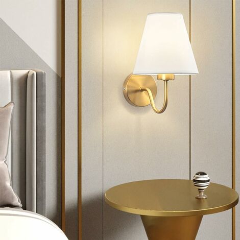 Lampada Da Parete In Tessuto Di Lino Vintage - Per Camera, Soggiorno, Corridoio - Foto 5