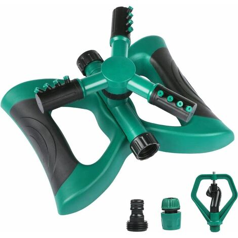 Irrigatore Per Prato A 360°, Girevole Regolabile Da 0 A 12 Metri, In ABS E PVC, Connettore 1/2", Per Giardino E Orto - 2