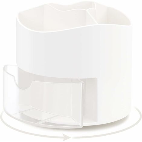 Portapenne Rotante 360° - 9 Scomparti Per Scrivania, Ufficio O Scuola - Foto 4