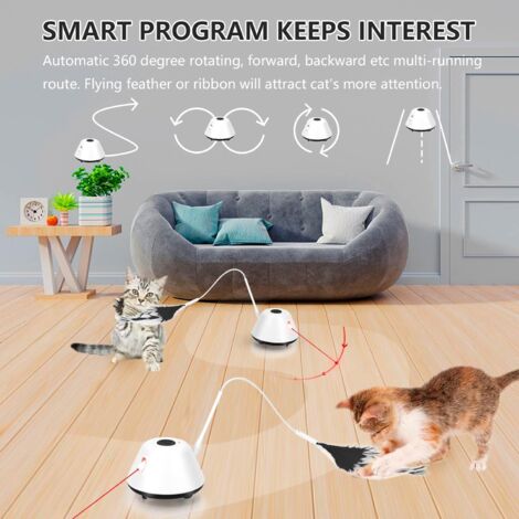 Giocattolo LED Per Gatti NXPUXP - 3 In 1 Ricaricabile USB, Con Luce Rossa E UV - Foto 3