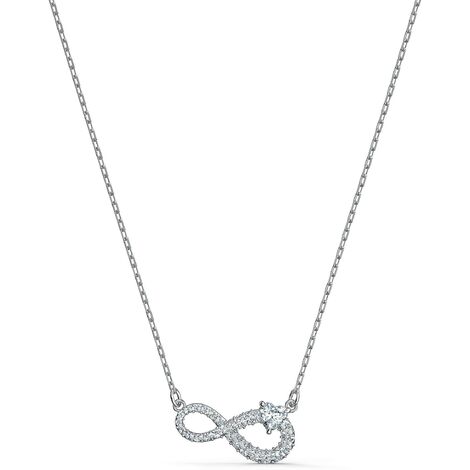 Collana Per Donne Con Ciondolo Infinito, Collana Cuore D'Amore In Argento Sterling 925 Collana Per Donne Con Ciondolo Infinito, Collana Cuore D'Amore In Argento Sterling 925
