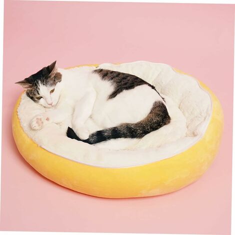 Sacco A Pelo Per Gatti Invernale - Cuccia Morbida A Forma Di Grotta Con Apertura Frontale (Lavabile)