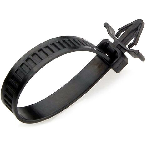 100 Fibbie Universali In Nylon Per Fascette Fermacavi - Foto 10