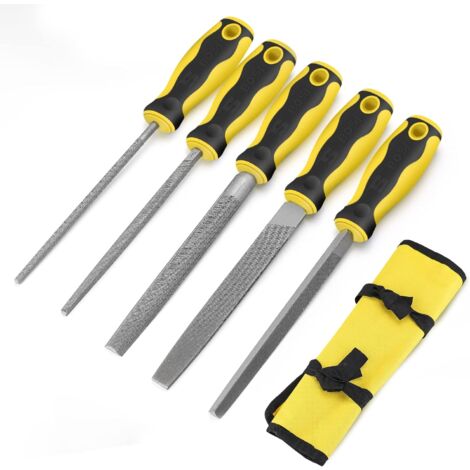 SGERUFZ Set Di 6 Lime E Raspe In Acciaio Ad Alto Tenore Di - Foto 10