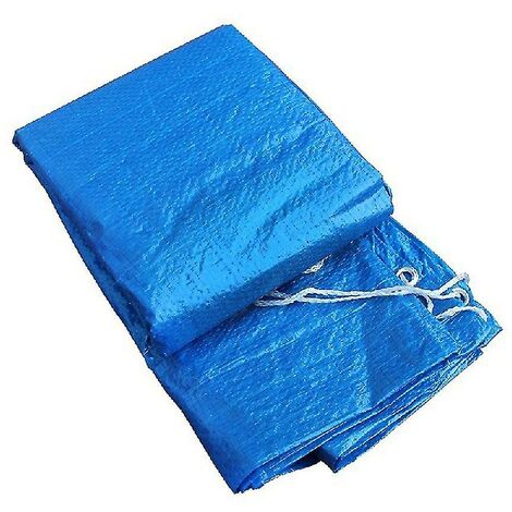 Copertura Per Piscina Rotonda Fuori Terra In PE - Telo Invernale Antipioggia E Antivento - 5 Misure Disponibili - 3
