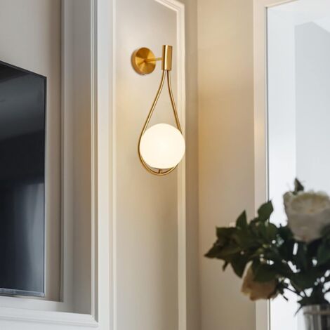 Depuley - Lampada da terra a LED per soggiorno, in cristallo, moderna, con base, 9 W, 3000 K, luce bianca calda, decorativa, adatta per camera da letto, sala da pranzo, soggiorno, ufficio