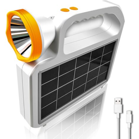 Lanterna Solare LED 6000mAh - Luce Da Campeggio Magnetica E Portatile Con Power Bank - Foto 7