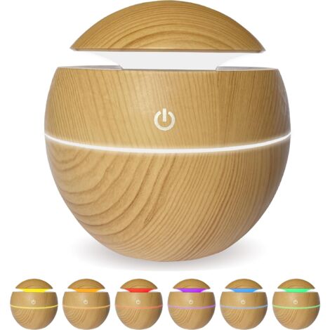 Diffusore Di Aromi E Umidificatore Ad Ultrasuoni 500ml - Design Quadrifoglio Con Luci LED 14 Colori E Telecomando - Silenzioso