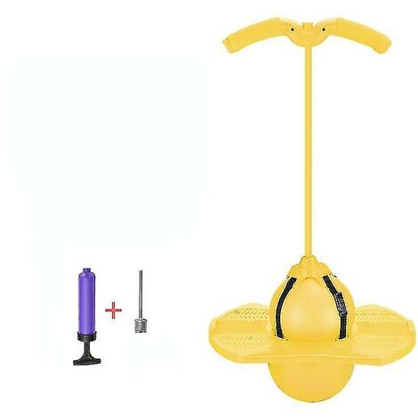 Ballon Sauteur Fitness Pogo Ball - PVC, Charge Max 90 Kg, Pour équilibre, Saut, Gym, à Partir De 14 Ans