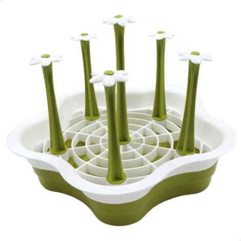 Supporto Asciugatura Tazze Nivofu Pieghevole - Scolapiatti Per Borracce, Bicchieri, Bottiglie