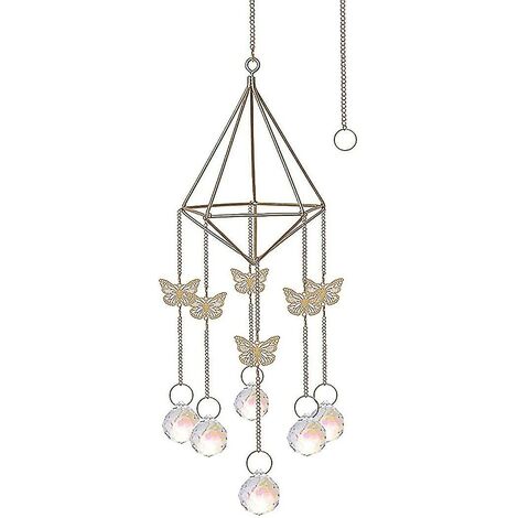 Orecchini A Clip Art Déco Grossé – Cristallo E Placcato Oro 22kt – Pendenti, Senza Foro, Peso 5g, 29x18 Mm, Confezione Regalo