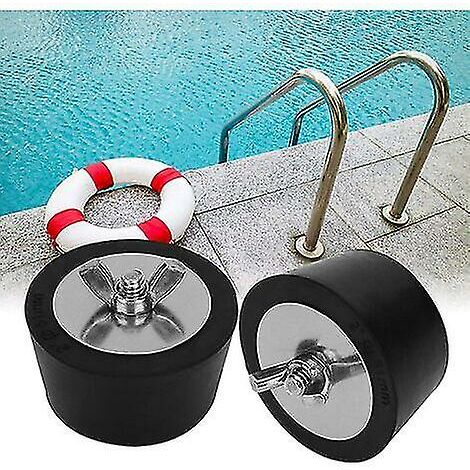 Hztyyier Tappi Di Espansione In Gomma 2 Pollici Per Piscina (2 Pezzi)