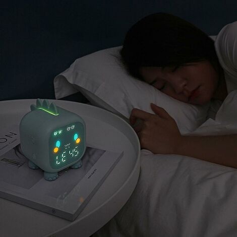 Sveglia Digitale A Forma Di Pallone Da Calcio Per Bambini, Con Luci LED E Temperatura - 4