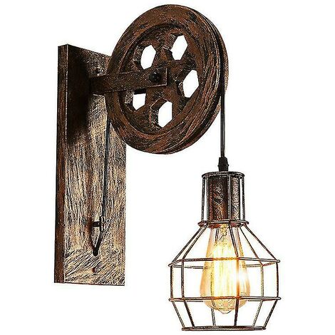 Luce Da Parete Industriale Sun_Sone, Tubo In Metallo Vintage - Steampunk Per Interni