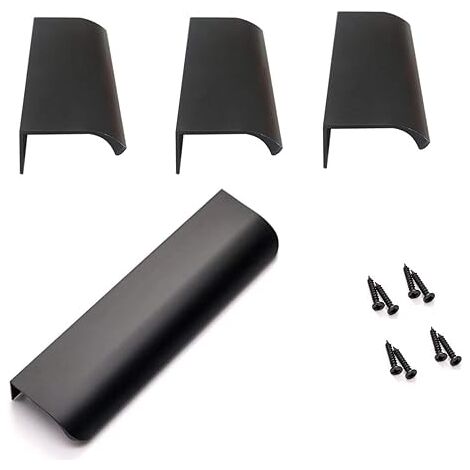 Maniglia Per Porta Lavuzo Trapini Nero - Maniglie Porte Interne Su Scudo Cieco - Foto 5