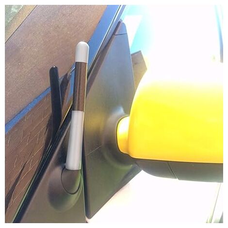 Antenna Corta Per Auto 3.6 Cm, In Alluminio, Universale, Per Radio AM/FM, Colore Nero