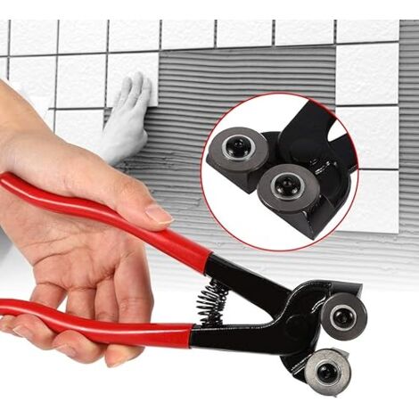 Kit 10 Utensili Per Taglio Piastrelle E Mosaico - Pinze, Tagliavetro In Metallo Duro, 7 Pollici - Foto 11