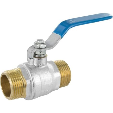 Valvola A Sfera In Ottone Cromato 1/4" BSP - Filettatura Maschio/Femmina Per Aria O Acqua - Foto 10