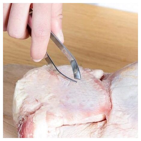 Pinza Per Lische Di Pesce | Acciaio Inox | Design Ergonomico | Per Cucina Domestica E Sushi - Foto 2