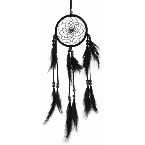 Acchiappasogni Con Testa Di Lupo E Piume, Decorazione Da Parete - Foto 9