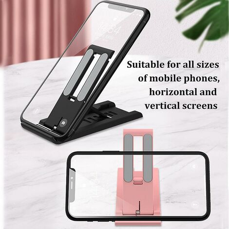 TRSGKSQP Supporto per telefono pieghevole per scrivania ad angolo regolabile in altezza Supporto per telefono cellulare portatile blu con cielo stelle dock desktop supporto per tablet compatibile con