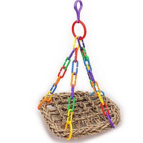 Corde E Altalene Per Pappagalli | Set 4 Pezzi | Cotone Colorato | Giocattoli Per Gabbia Uccelli | Per Cacatua E Conuri - Foto 2