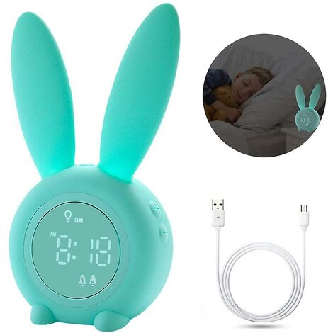 Sveglia Per Bambini Homealexa A Forma Di Toast - Con Luce Notturna E 3 Allarmi - Regalo Ideale Per Ragazzi E Ragazze - Foto 12