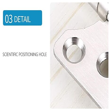 4 Cerniere In Acciaio Inox Per Porte E Mobili - 2 Pollici (48x34mm) | Antiruggine E Silenziose