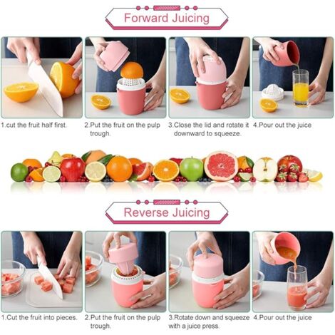 Spremiagrumi Manuale In Acciaio Inox Pieghevole - Per Limoni, Arance E Lime, Salvaspazio E Facile Da Lavare