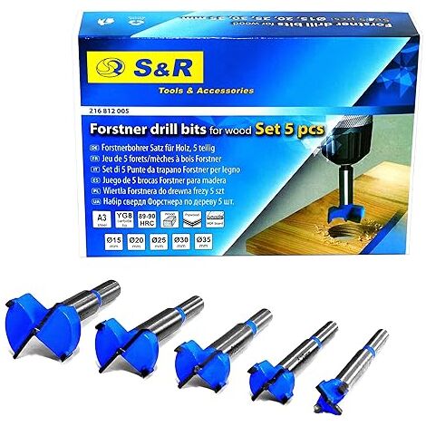 Set Di Punte Diamantate - BGTEC 6/6/8/8mm Sega A Tazza Per Piastrelle