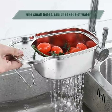 Cestello filtro lavello Vaschetta filtrante in acciaio inox Filtro  multifunzionale per lavello da cucina Previene l