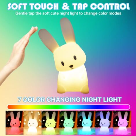 Luce Notturna A Forma Di Zucca ZWOOS, In Silicone, 3 Modalità Touch, Timer 30 Min, Batteria 500 MAh, USB-C - 3