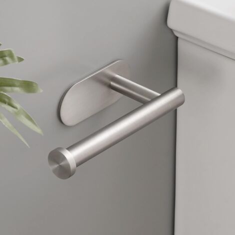 AIPERQ Porta Carta Igienica Senza Foratura Porta Rotolo Carta Igienica In Acciaio Inox Per Bagno 90170031